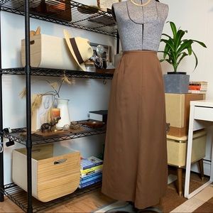 Talbots Wool Ankle Length High Waisted Skirt